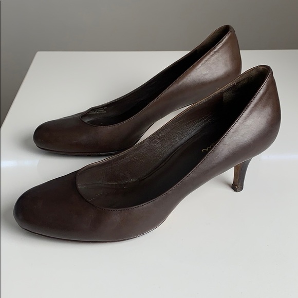 Cole Haan Shoes - Cole Haan Nike air Talia mid brown pumps